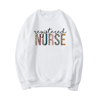 Korean Fashion Print Loose Hoodie