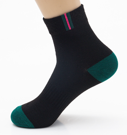 Breathable Cotton Athletic Socks