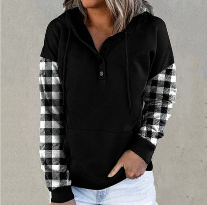 Autumn-Winter Chic Plaid Pullover