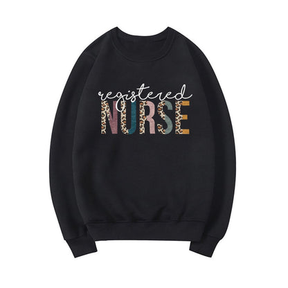 Korean Fashion Print Loose Hoodie