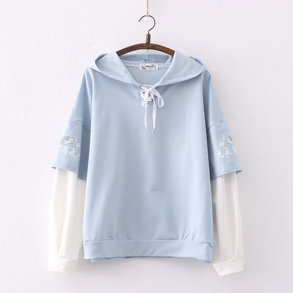 Chic Spliced Women's Hoodie