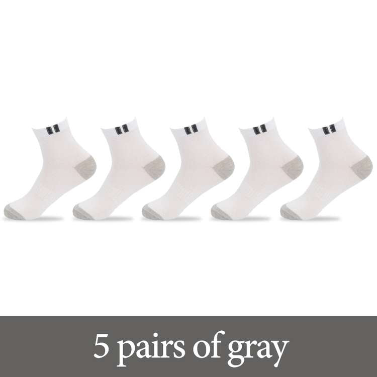 Breathable Cotton Athletic Socks